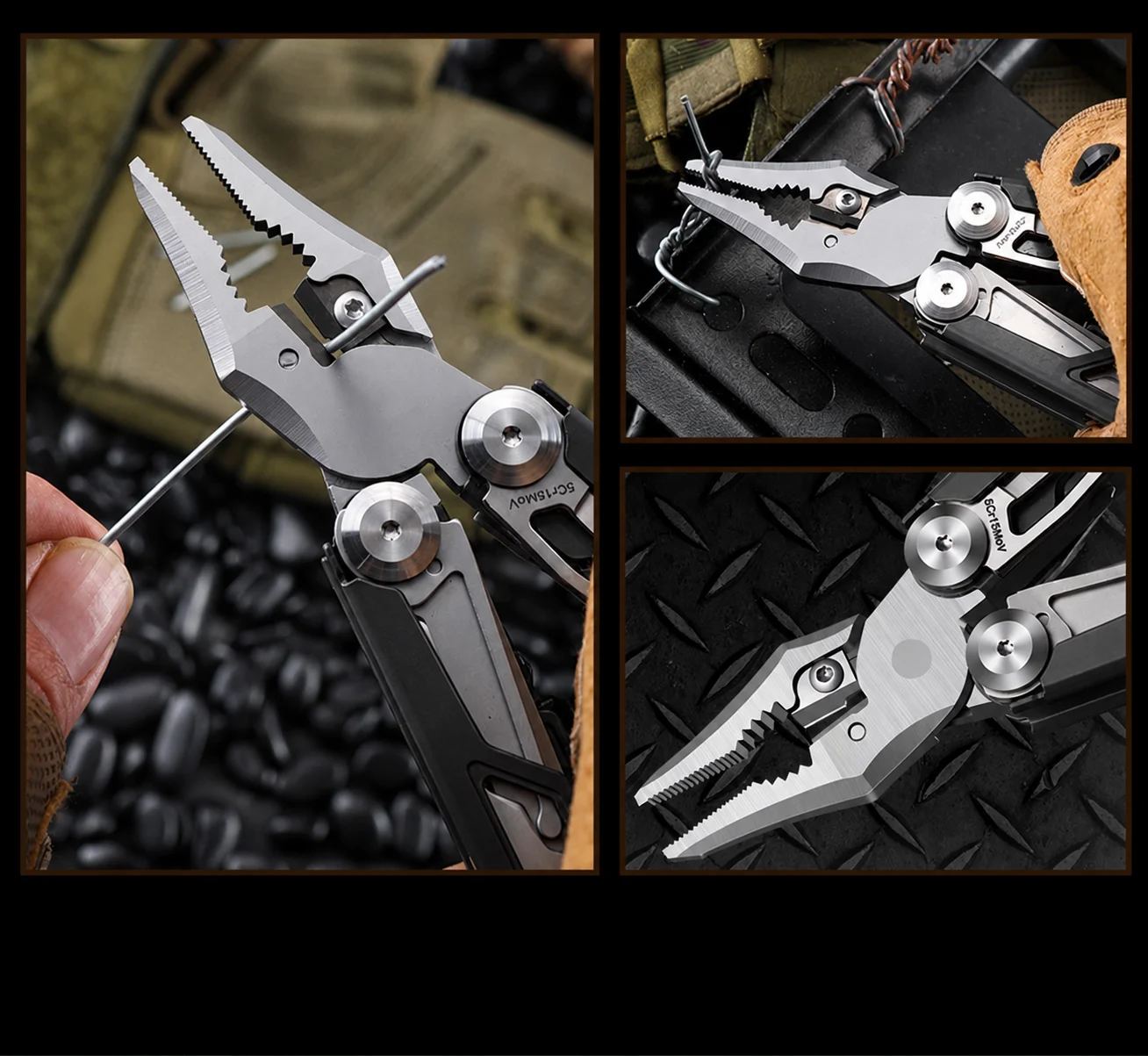 Portable Outdoor Multi EDC Fol - Jewelry Making Needle Nose Pliers 评论和价格