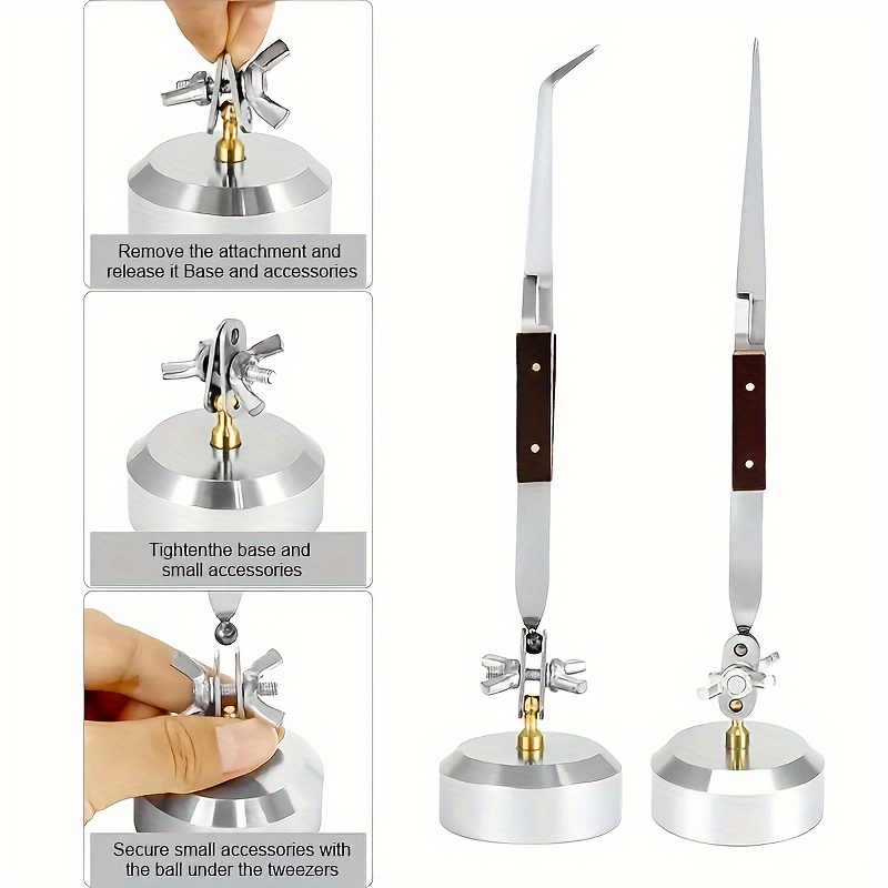 Cross Lock Soldering Tweezers  - Jewelry Making Needle Nose Pliers 评论和价格